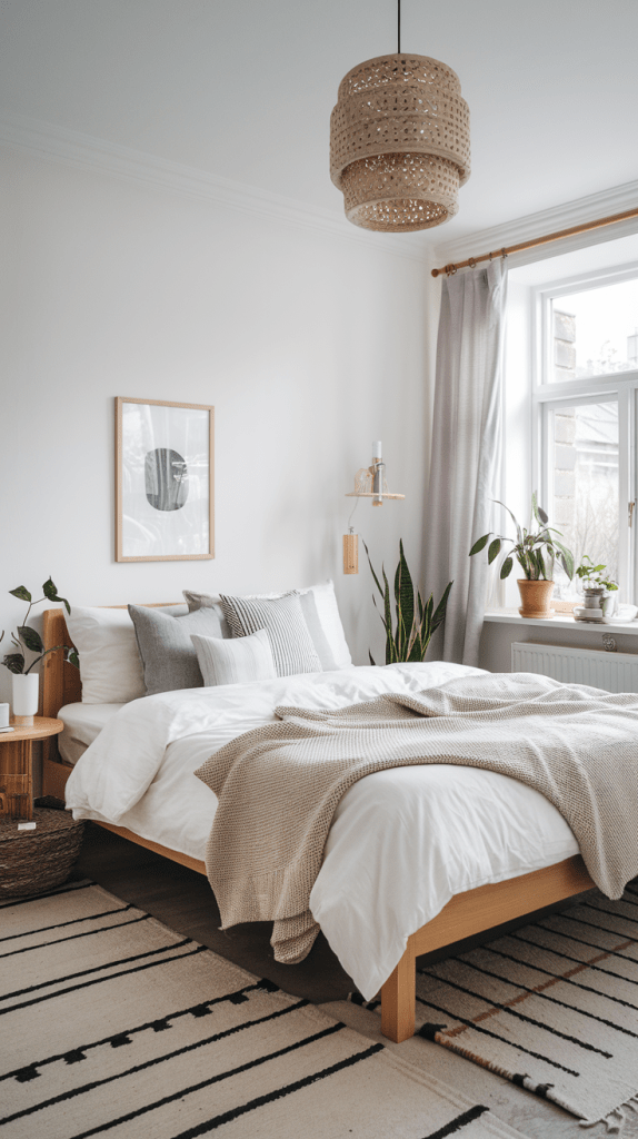 Scandinavian-Style Guest Bedroom