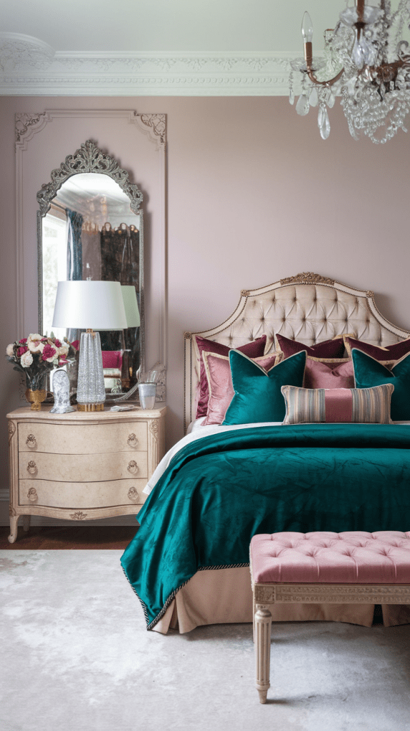 Vintage Glam Guest Bedroom