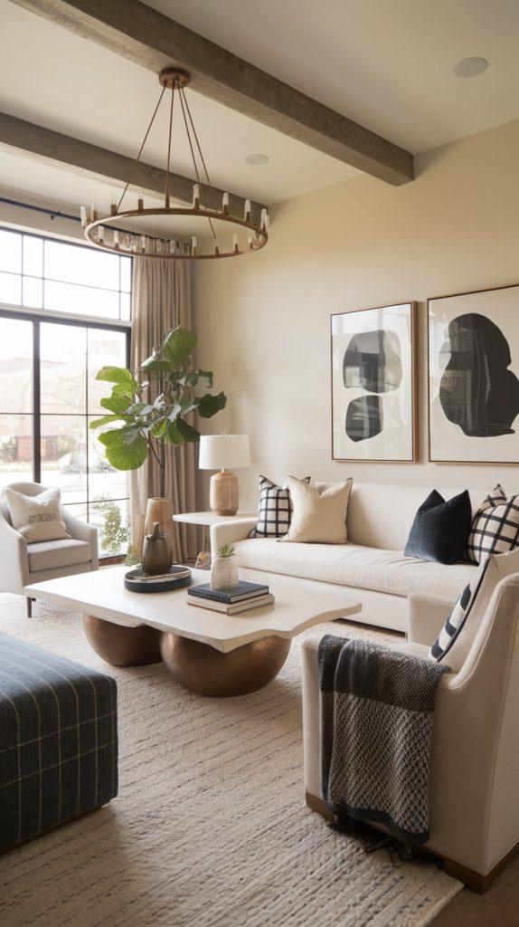 Gray Walls with White Trim