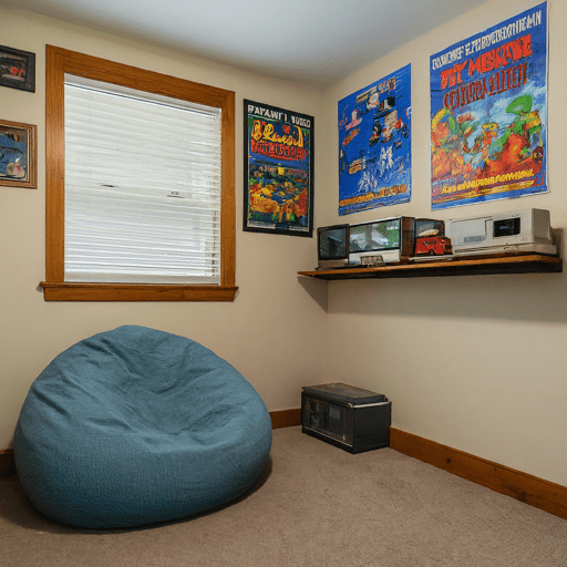 6. A bright and colorful teen boys’ room