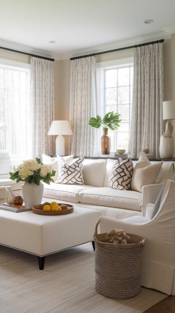 Layered Window Treatments