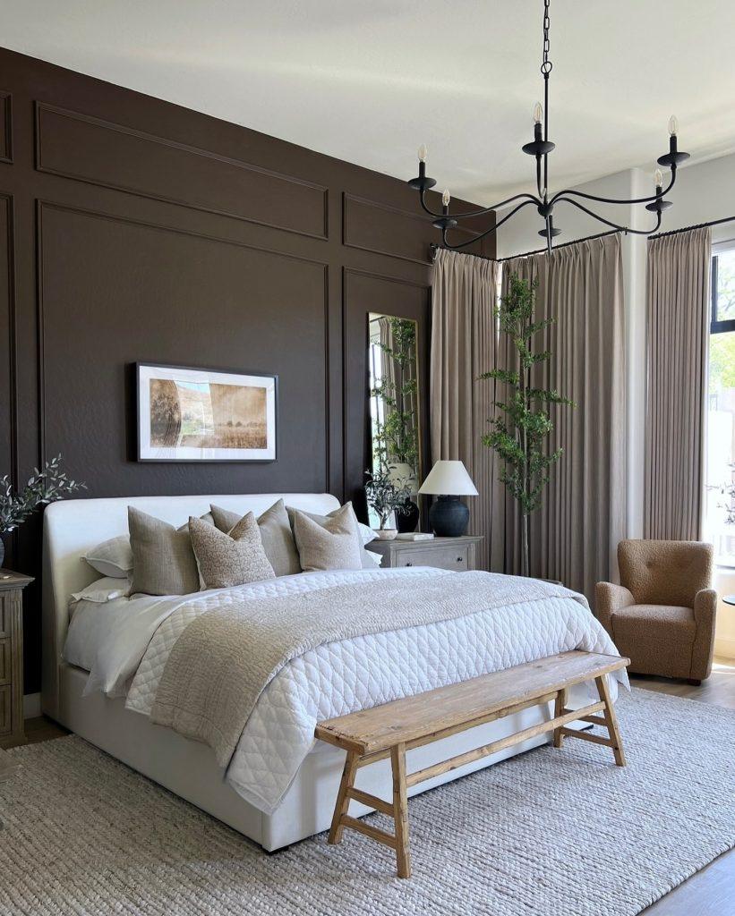 Elegant Chocolate and Beige