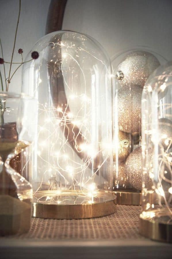 Glass Bell Jar Light