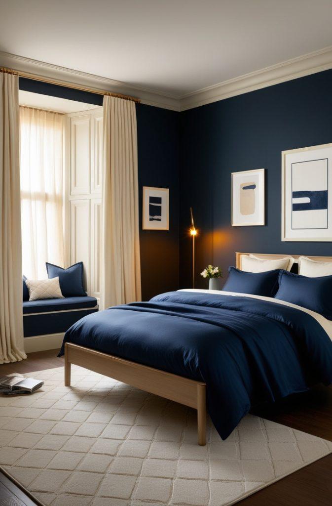 Navy bedroom ideas