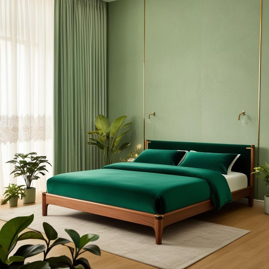 Green bedroom ideas