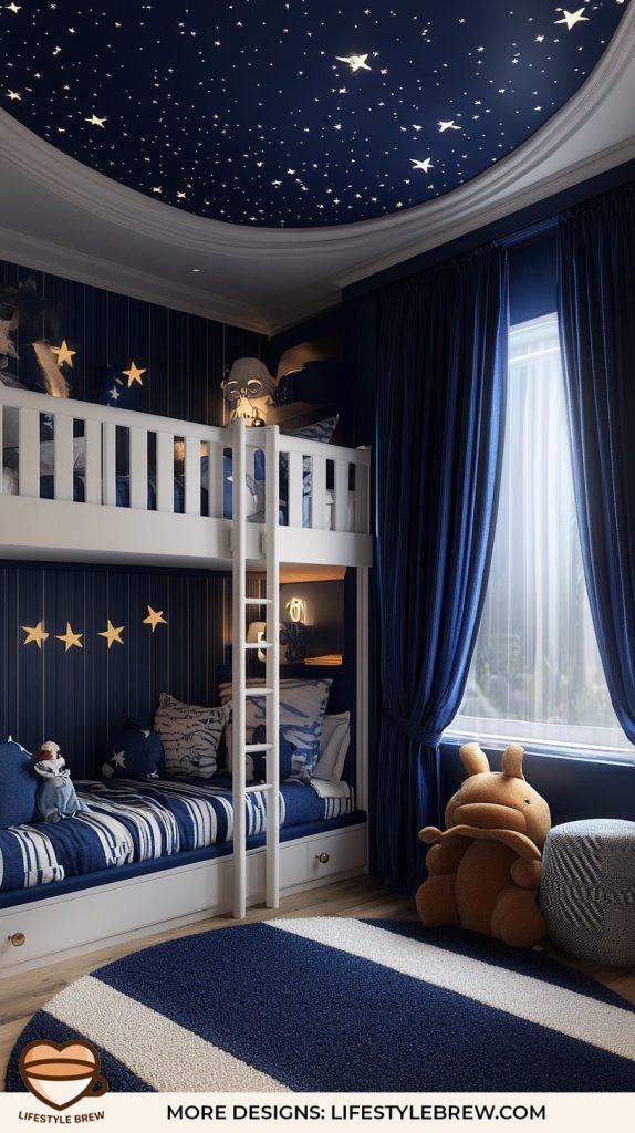 Starry Night Ceiling for a Cozy Loo