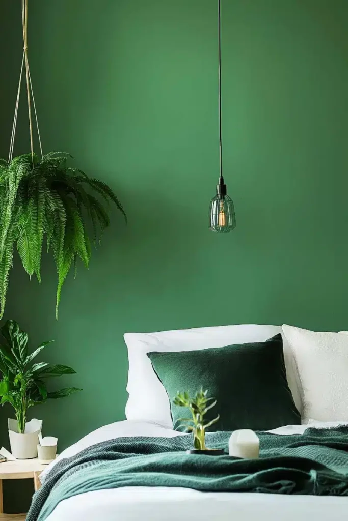 2. Relax Better Green Bedroom