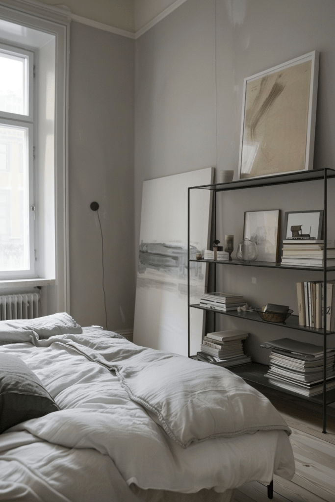 Serene Simplicity in a Minimalist Bedroom