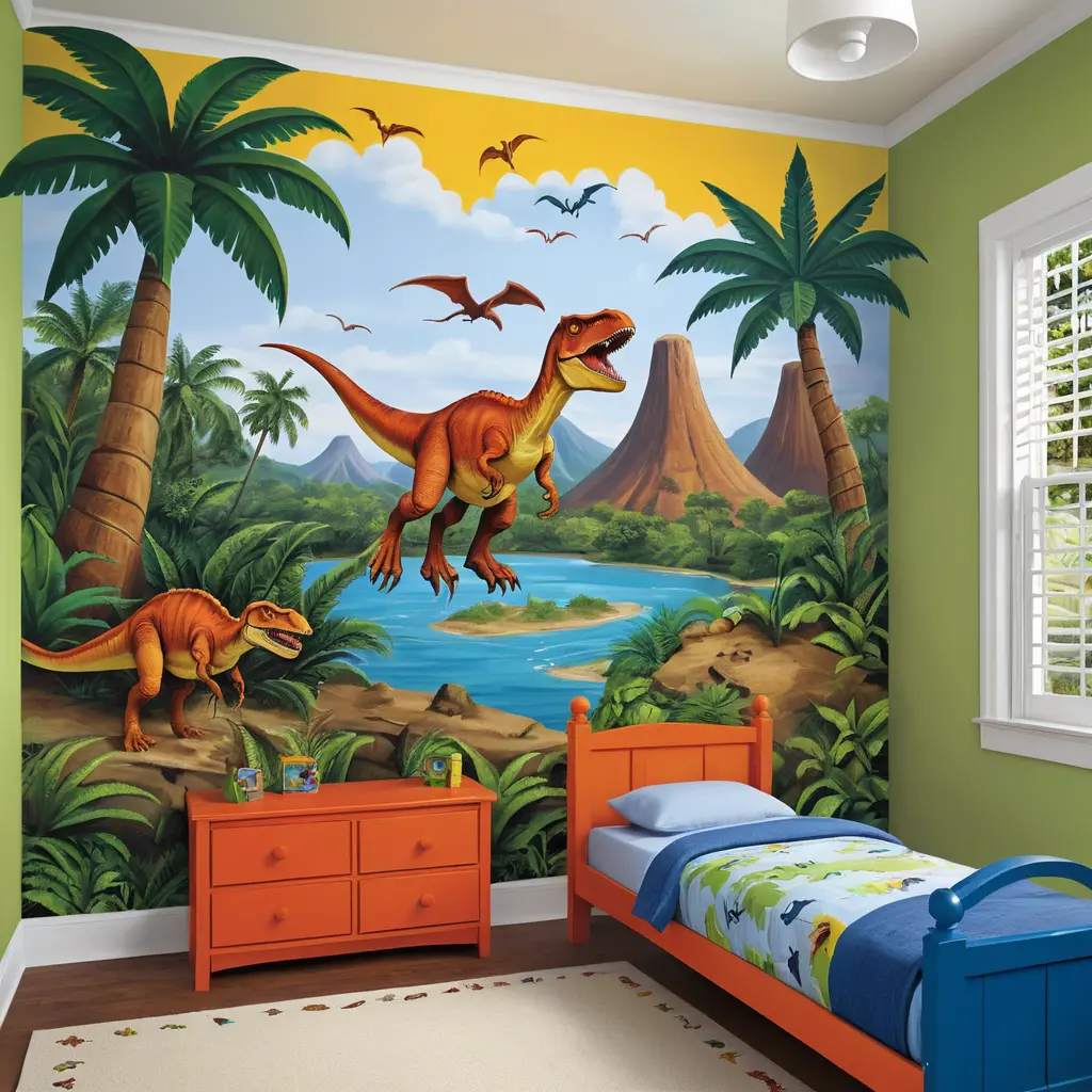 Dinosaur Wall Paintings