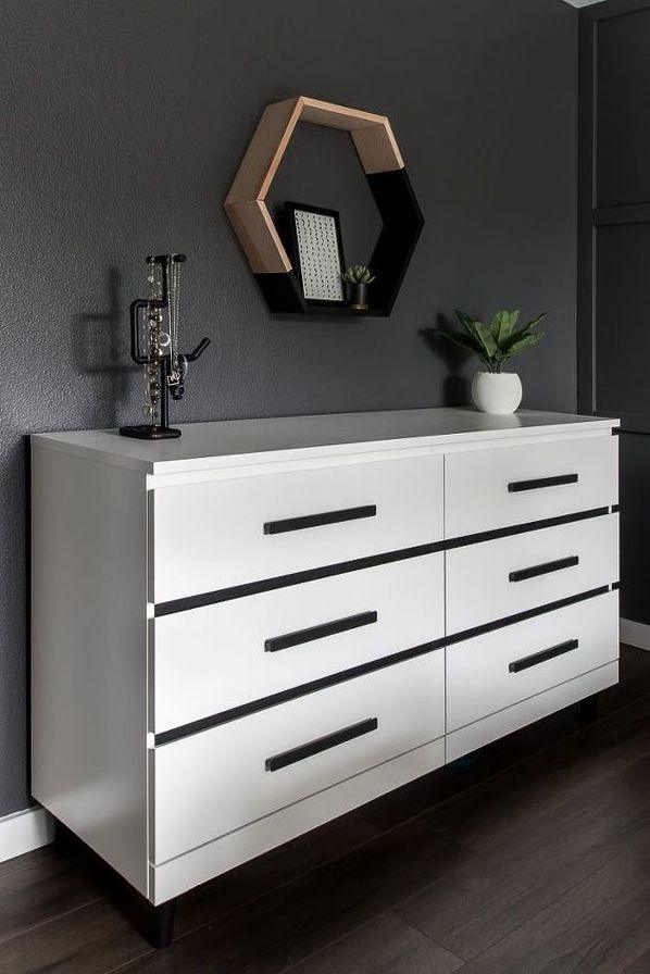 Ikea Malm Black & White Hack