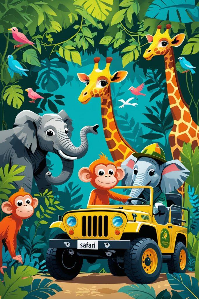 Jungle Safari Mural