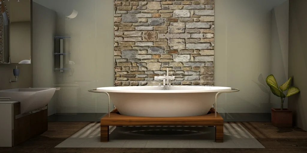 Bathroom accent wall ideas