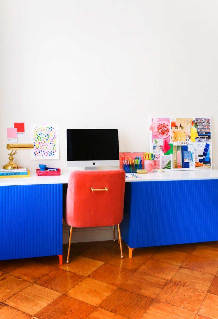 Keep it natural with plain plywood.