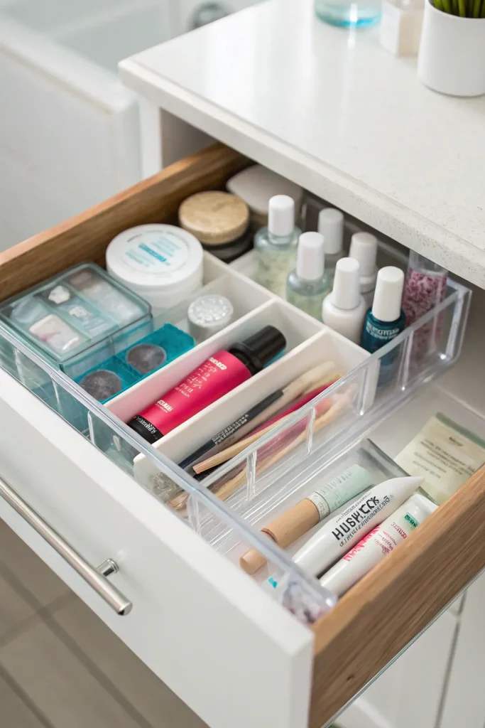 1. Invest in Clear Acrylic Dividers