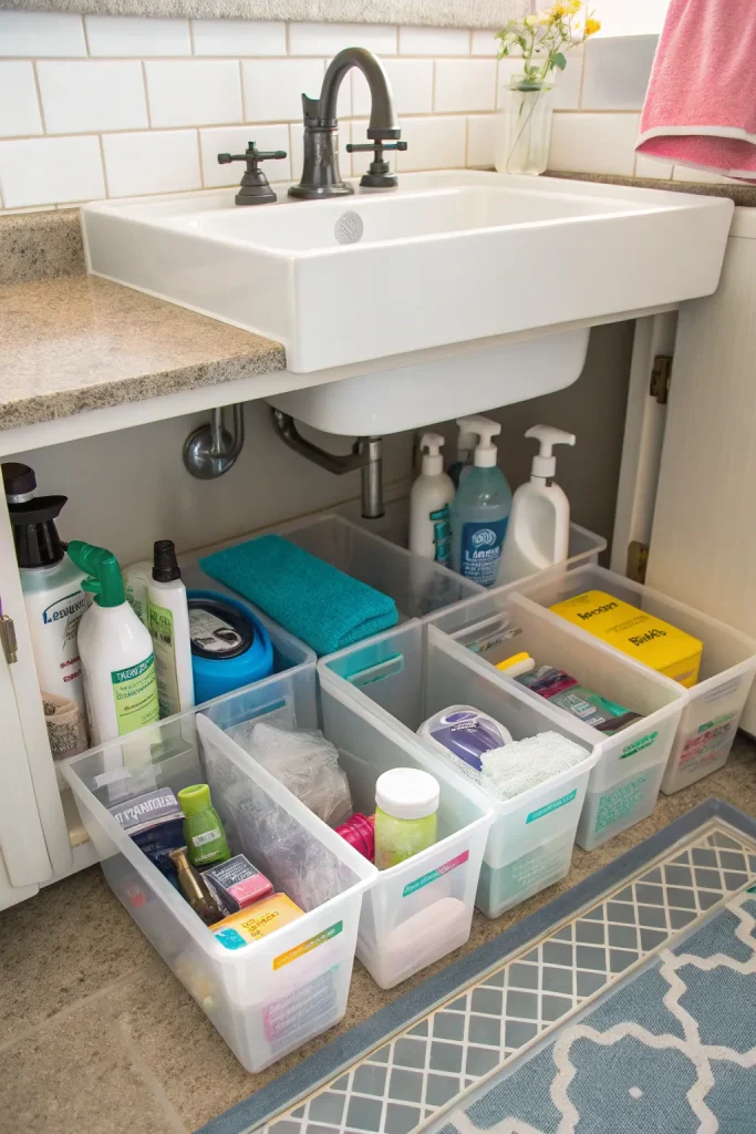 8. Organize Cleaning Supplies