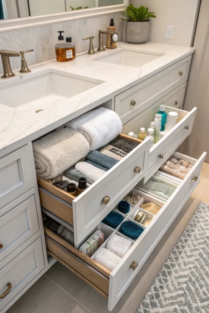 4. Convert Cabinets into Drawers