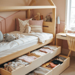 small kids room organization