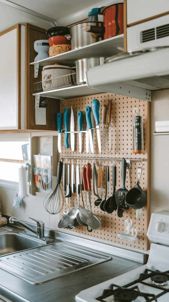 Pegboard Wall Organizer