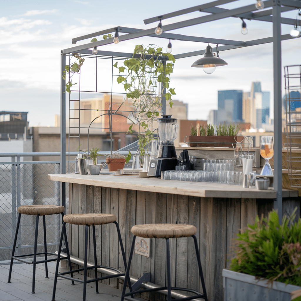 Create an Outdoor Bar Area